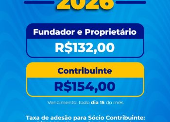 REAJUSTE DA MENSALIDADE 2026